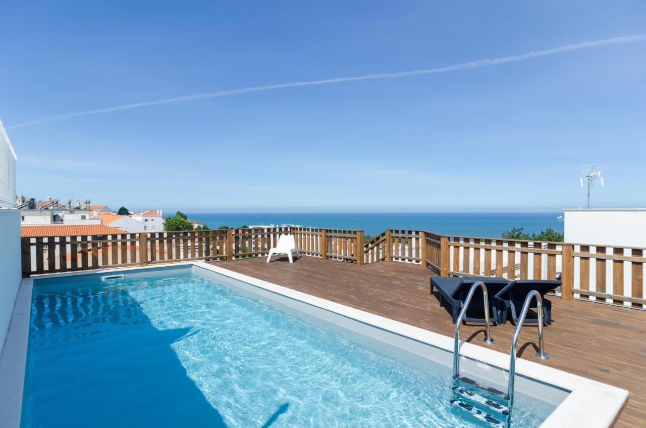 Terracos Do Mar - Rooftop Pool With Sea View Nazare Luaran gambar