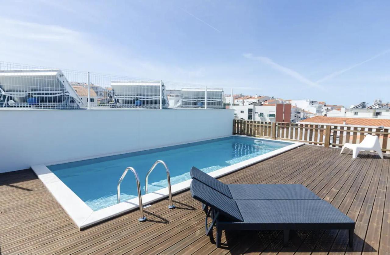 Terracos Do Mar - Rooftop Pool With Sea View Nazare Luaran gambar